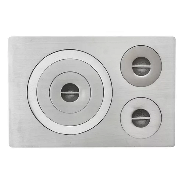 Chapa Fogão A Lenha Campeiro Alvenaria Mato 3 Furos 60x40