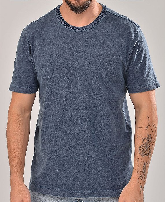 Saldo - Camiseta Masculina Estonada Tamanho P Algodão