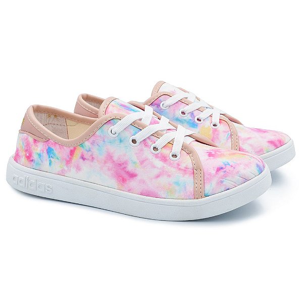 tenis adidas feminino tie dye