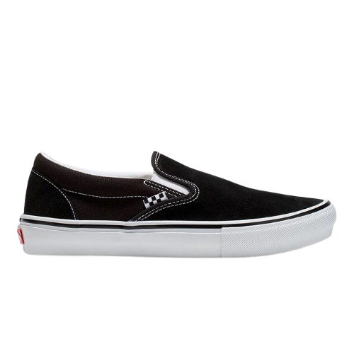 TENIS VANS SKATE SLIP ON PRO BLACK WHITE