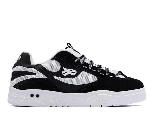 TENIS OUS FLUENTE GTX PRETO BRANCO ESSENCIAL