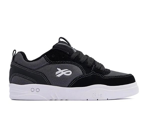 TENIS OUS FLUENTE PRETO CINZA PRETO ESSENCIAL