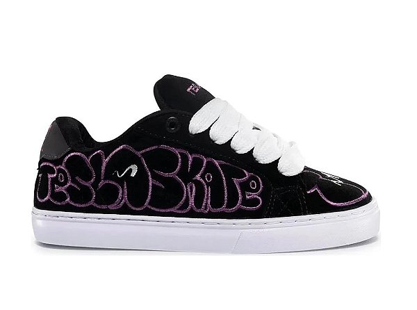 TENIS TESLA HERTZ BLACK WHITE PURPLE
