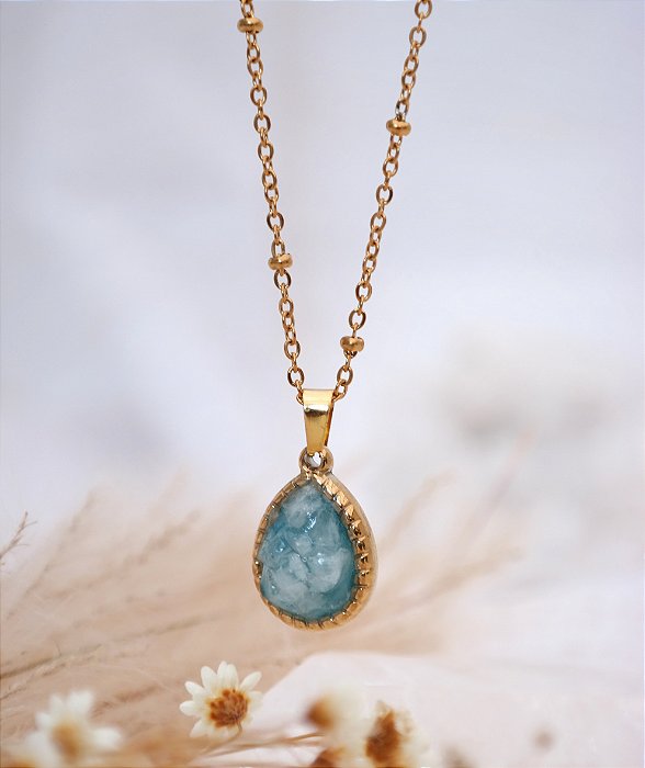 Gota de Oceano • Colar