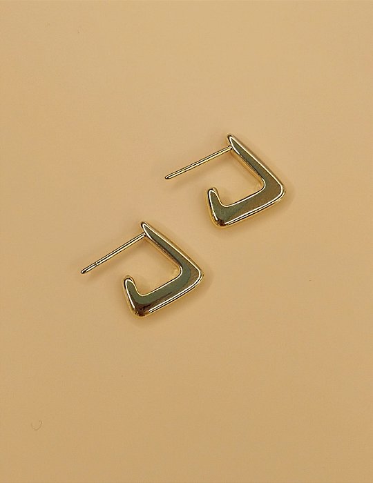 Brinco Luana - Banhado a Ouro 18k