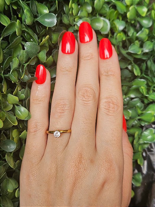 Anel Solitário Aço Inoxidável Masculino/Feminino – Antialérgico, Não Escurece, Design Moderno