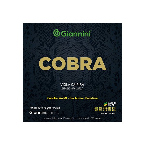 ENC GIANNINI VIOLA COBRA LEVE NIQUEL GESVNL