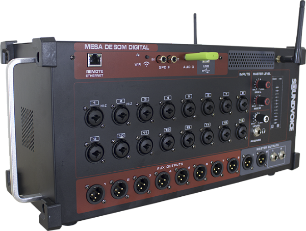 MESA DE SOM DIGITAL SOUNDVOICE LYRA MDL-16