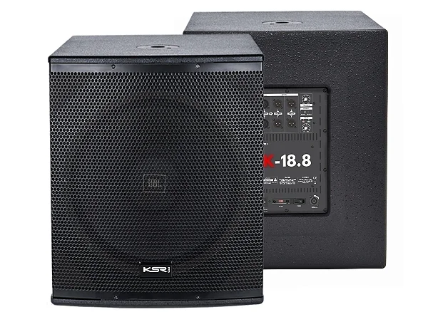 Sub ativo KSR Pro 18 polegadas K-18.8A 800w Rms C/ Woofer JBL