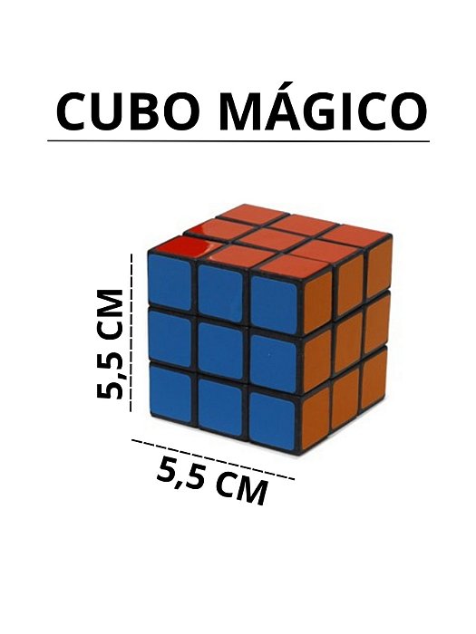 Cubo Mágico Plástico 5 5 cm