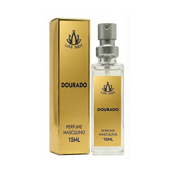 Perfume 15ML Masculino | Dourado - Inspirado One Million ( Paco Rabanne )