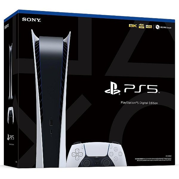 Ps5 Console Playstation 5 825gb Mídia Física