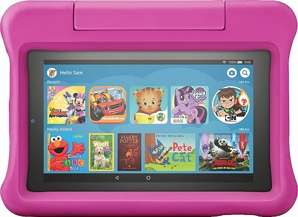 Tablet Amazon Kids Edition Fire 7 2019 7" 16GB rosa e 1GB de memória RAM