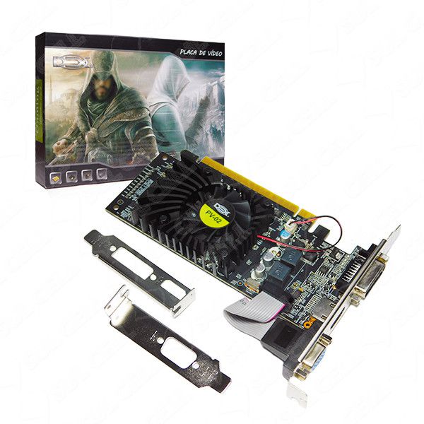 Placa de Video Nvidia Geforce Gt210 DDR3 1Gb 600MHz (PV-02) -FS