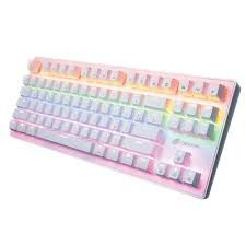 TECLADO GAMER MECANICO WOLF TC605 BRANCO B