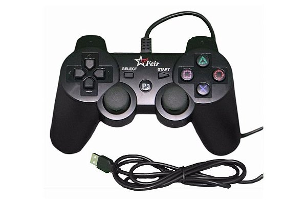 Controle Playstation 3 Com Fio Alternativo PS3