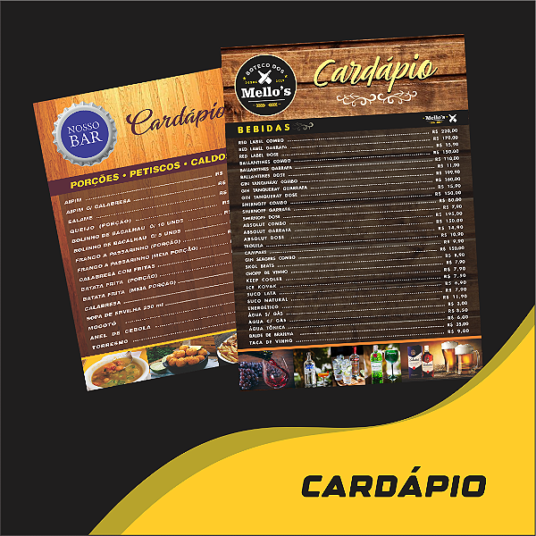 CARDÁPIO