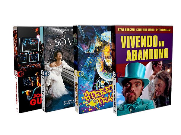 COMBO DVDS - SÓ VOCÊ - JOGOS DE GUERRA - STREET TRASH - VIVENDO NO ABANDONO