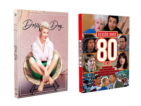 COMBO DVDS - DORIS DAY +  SESSÃO ANOS 80 VOL.15