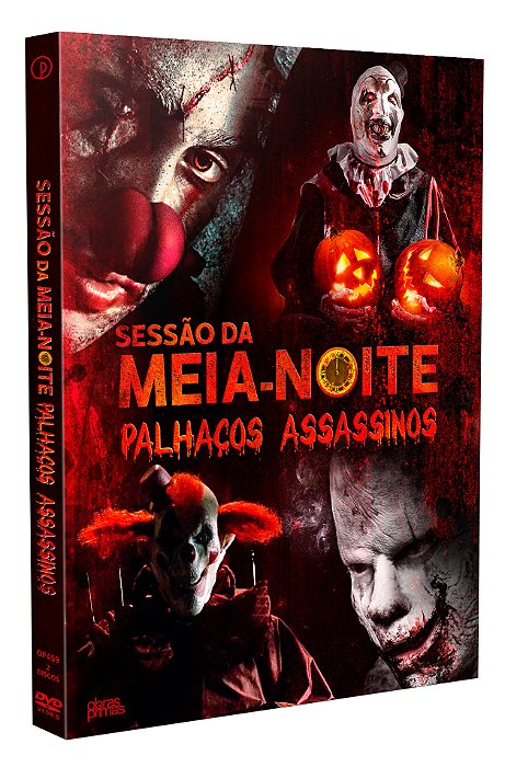 SESSÃO DA MEIA-NOITE: PALHAÇOS ASSASSINOS [DIGIPAK COM 2 DVDS] - PRÉ-VENDA 14/06/2024
