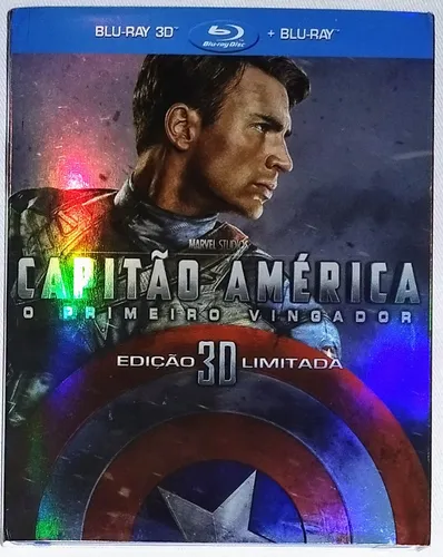 CAPITÃO AMÉRICA: O PRIMEIRO VINGADOR - EDIÇÃO LIMITADA  2D+3D - BLU-RAY*