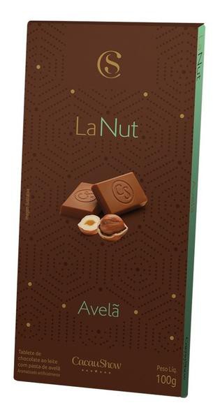 Tablete de chocolate LaNut 100g Cacau Show