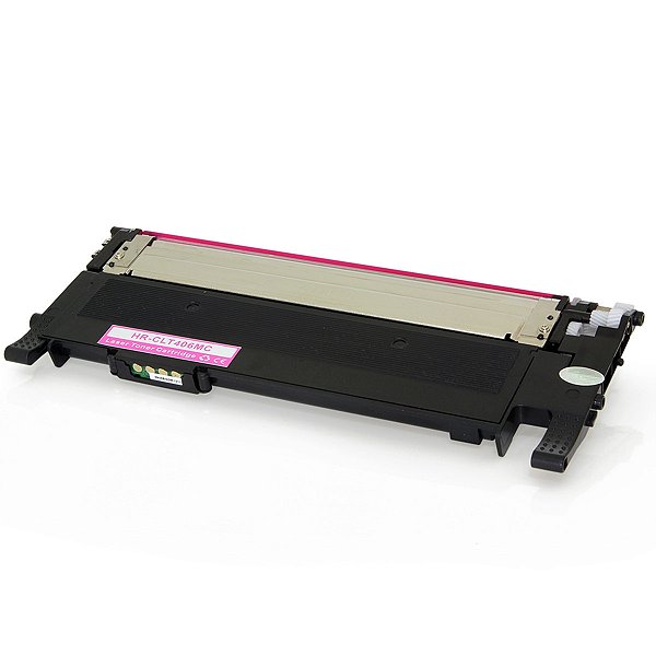 Toner Compatível Samsung CLT-M406S 406S Magenta | Impressoras CLP365W CLP365 CLP360 C460FW | Alta Qualidade Importado 1k Páginas