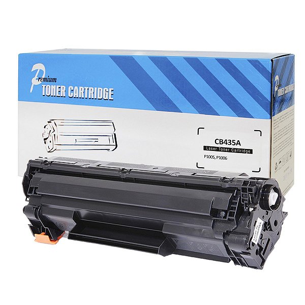 Toner Compatível Premium HP CB435A 35A 435A CB435AB | Modelos LaserJet P1005 P1006 | Rendimento 1.8k Páginas