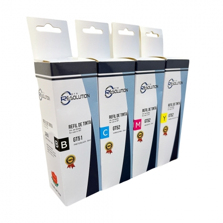 Refil de Tinta Magenta GT52 M0H55AL para HP Smart Tank 517 5326 5822 5810 5820 416 116 316 412 - 70ml