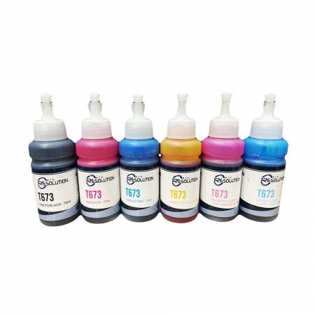 Kit Refil Tinta Epson T664 Pro para L110 L100 L120 L200 L220 L4550 L355 L365 L375 L380 L395 L495 70ml