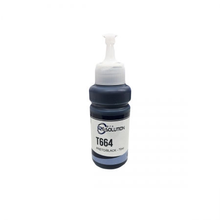 Kit Refil Tinta Epson T664 Pro para L110 L100 L120 L200 L220 L4550 L355 L365 L375 L380 L395 L495 70ml