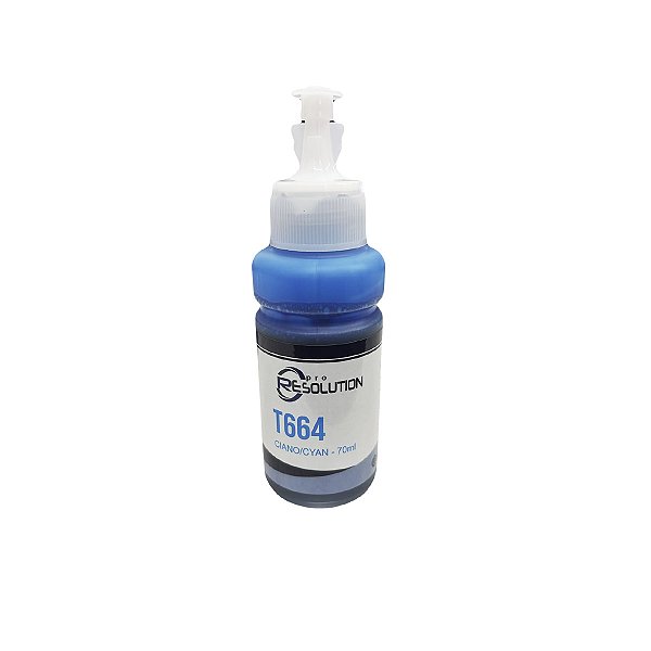 Refil de Tinta Azul Compatível Epson T664220 L110 L120 L200 L220 L355 L365 L375 L380 L395 L495 70ml