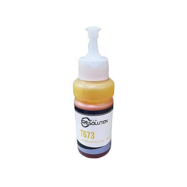 Refil de Tinta Epson T673420 Amarelo 70ml para L800 L805 L810 L850 L1800