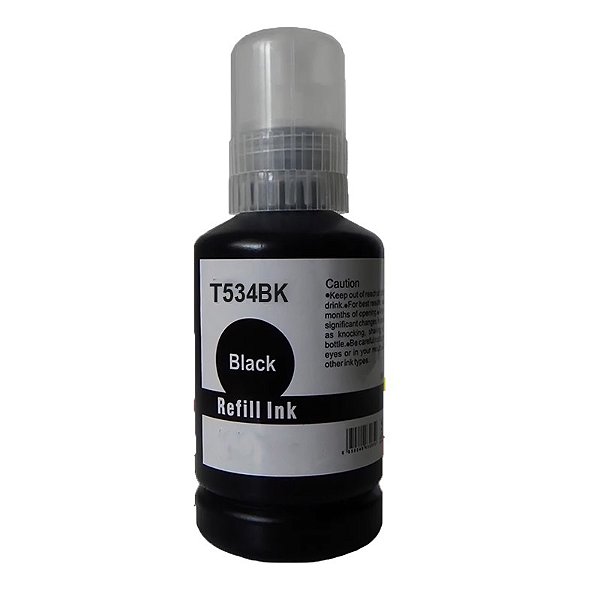 Refil Tinta Epson T534120 Preto 120ml para M1120 M3180 M2170 M1180