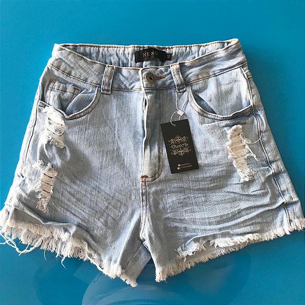 Short-Feminino-Detonado com Elástano -NXO