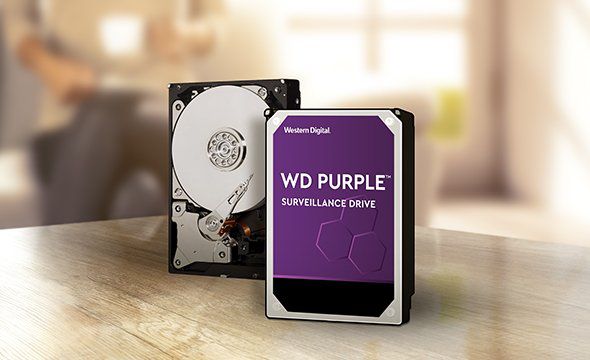 HD 1TB WD Purple™ Disco rígido para CFTV