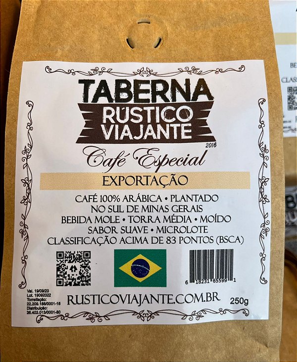 Café Especial Moído Taberna Exportação