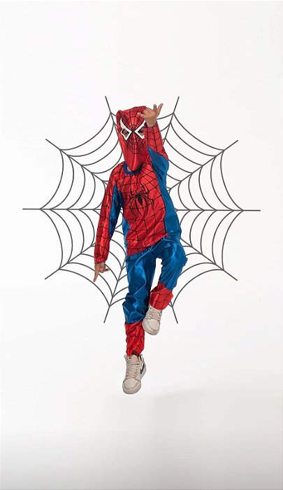 Fantasia Homem Aranha Calça Infantil