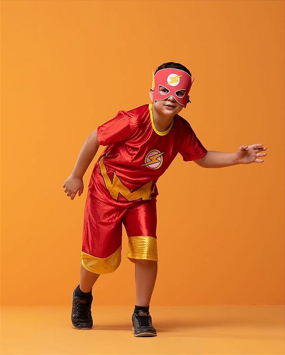 Fantasia Flash Infantil Short