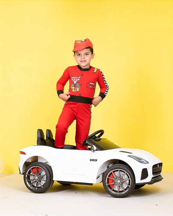 Fantasia Piloto Carros Infantil
