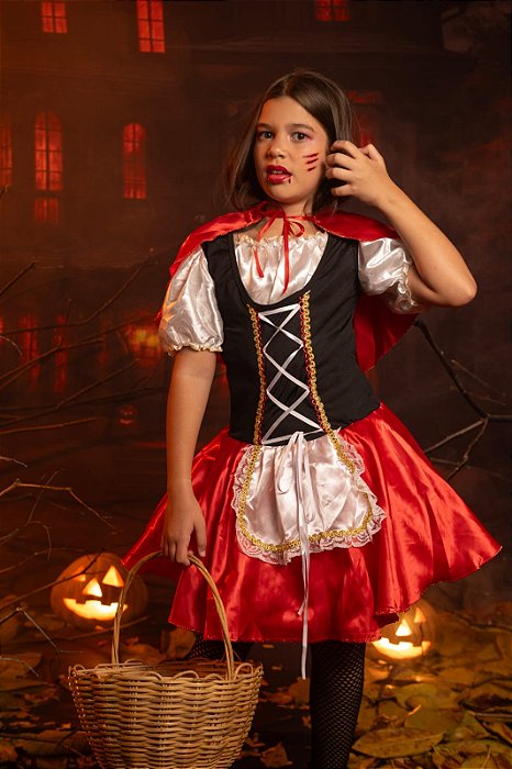Fantasia Chapeuzinho Vermelho Infantil