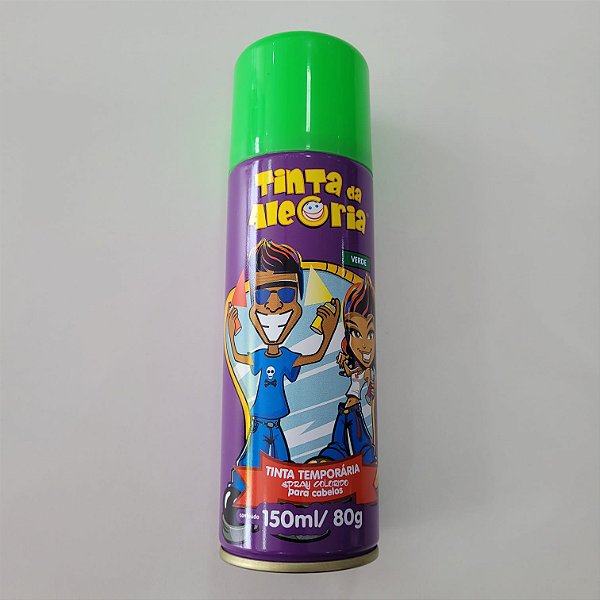 Tinta Spray para Cabelo - VERDE