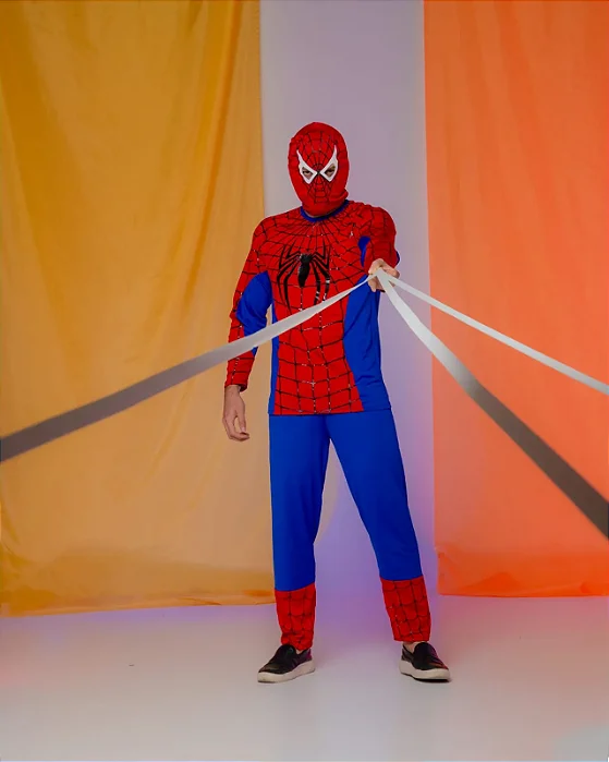 Fantasia Homem Aranha- ADULTO