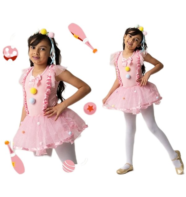 Fantasia Palhacinha Luxo Infantil