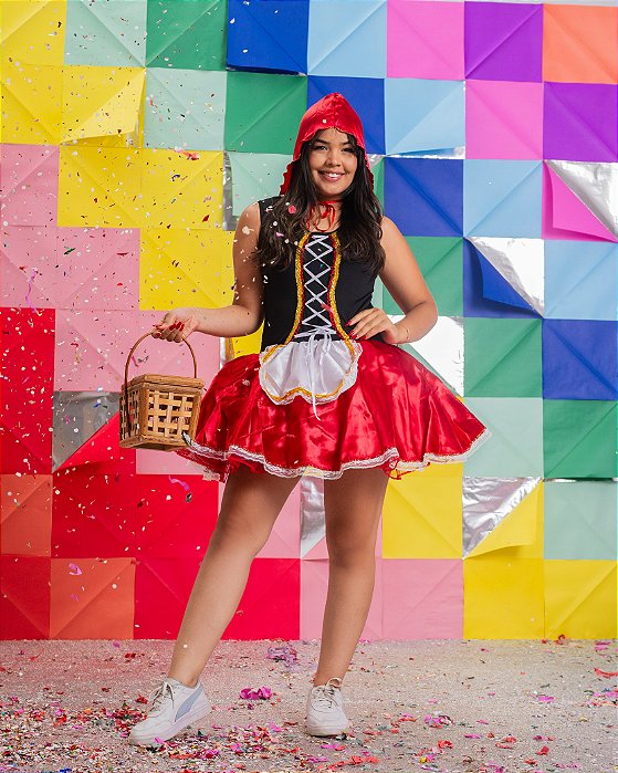 Fantasia Chapeuzinho Vermelho-ADULTO