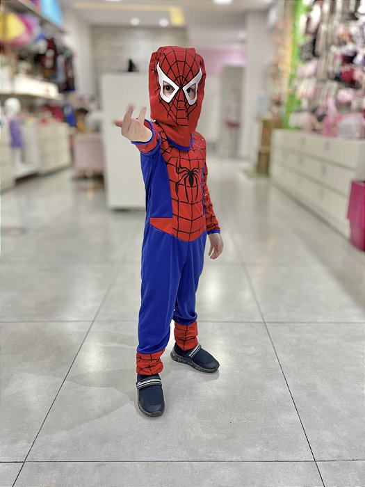 FANTASIA HOMEM ARANHA MACACAO LUXO