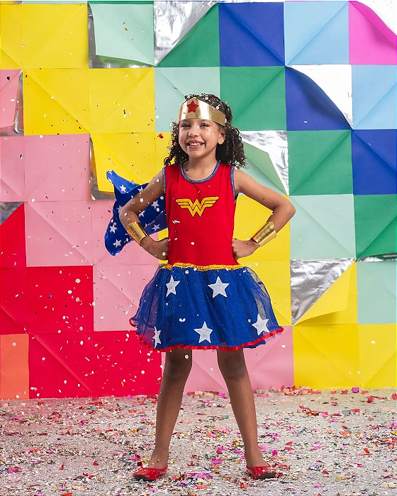 FANTASIA MULHER MARAVILHA INFANTIL