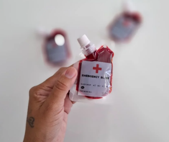 SANGUE ARTIFICIAL 30 ML - MODELO BOLSA DE SANGUE