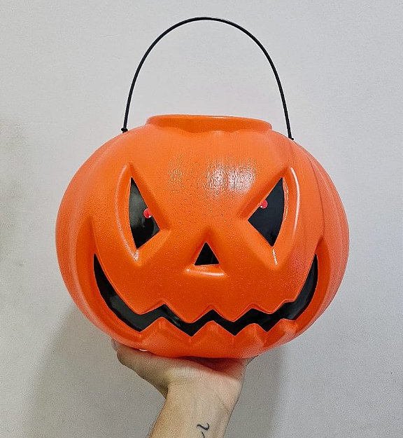 BALDE ABOBORA LARANJA GRANDE