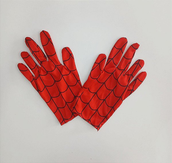 LUVA HOMEM ARANHA COM 3 PARES